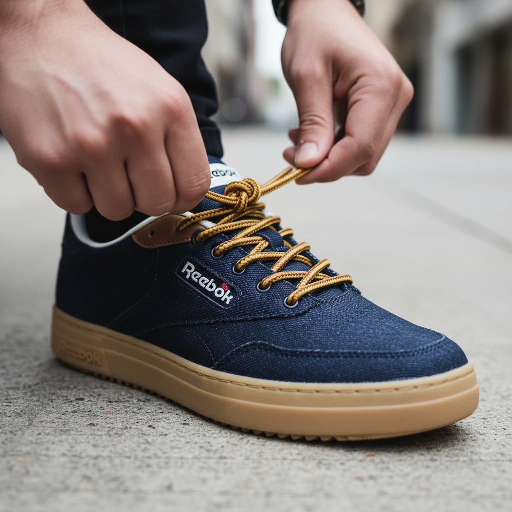 Reebok Royal Techque T VU Men's Denim Sneakers Navy