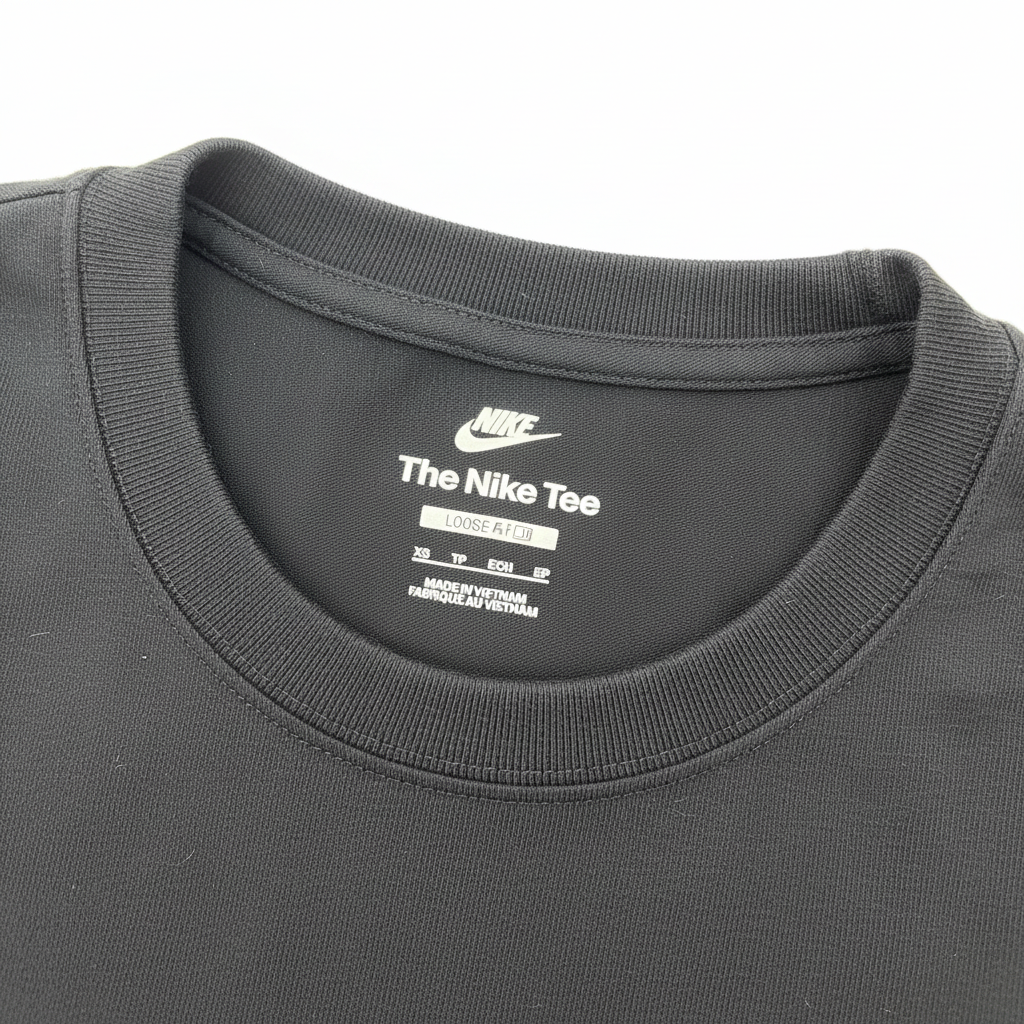 Nike Air Men's Black Loose Fit Graphic T-Shirt