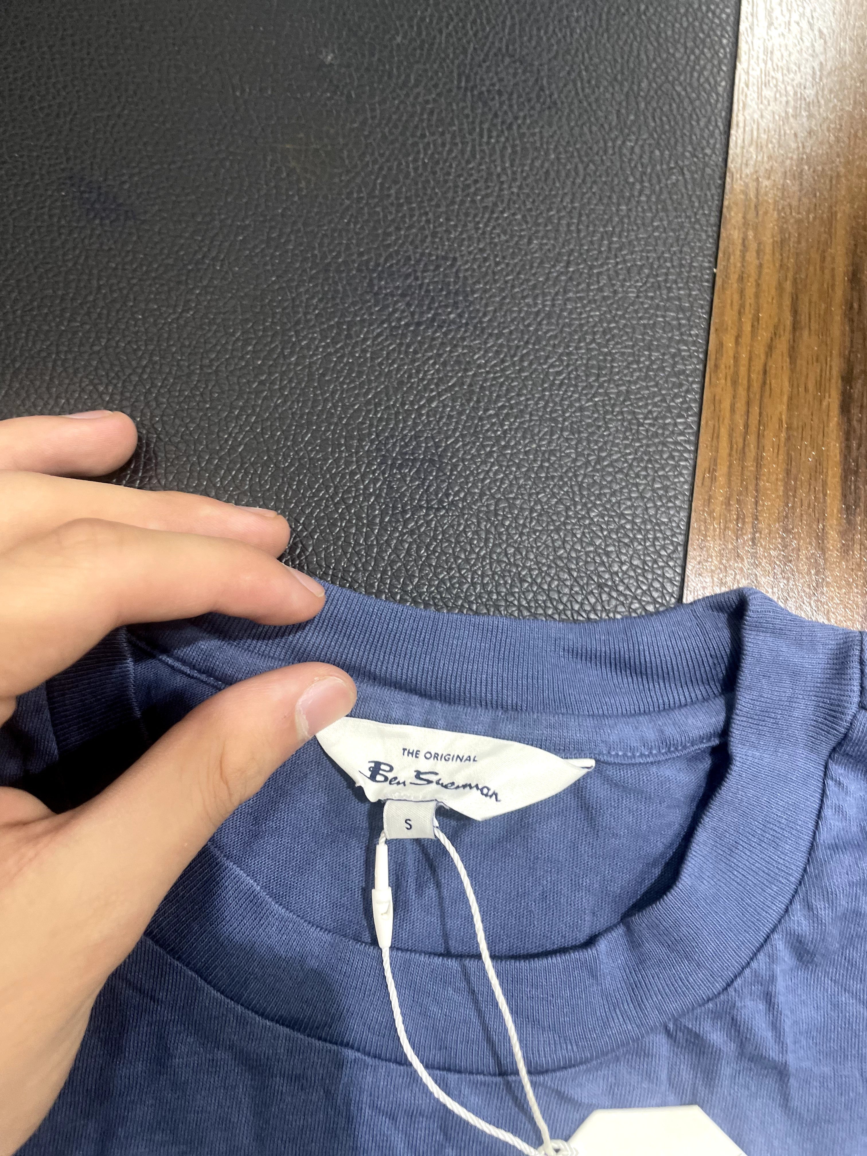 Ben Sherman Ben Sherman Slate Blue T-Shirt with Vintage Audi