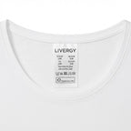 LIVERGY Men's White Ribbed Cotton Tank Top - Classic Scoop N