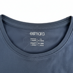 Women's Navy Blue Seaside Graphic Summer T-Shirt