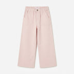 [WearU Generated:merch_clean_front] Redtag Light Pink Cotton Denim Wide-Leg Pants – front view