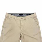 Jeff Banks Men's Slim Fit Beige Chino Pants