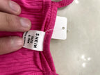 SHEIN Hot Pink Ribbed Double Strap Baby Romper - Size 6-9M