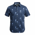 Primark Kids Navy Blue Pineapple Short Sleeve Shirt