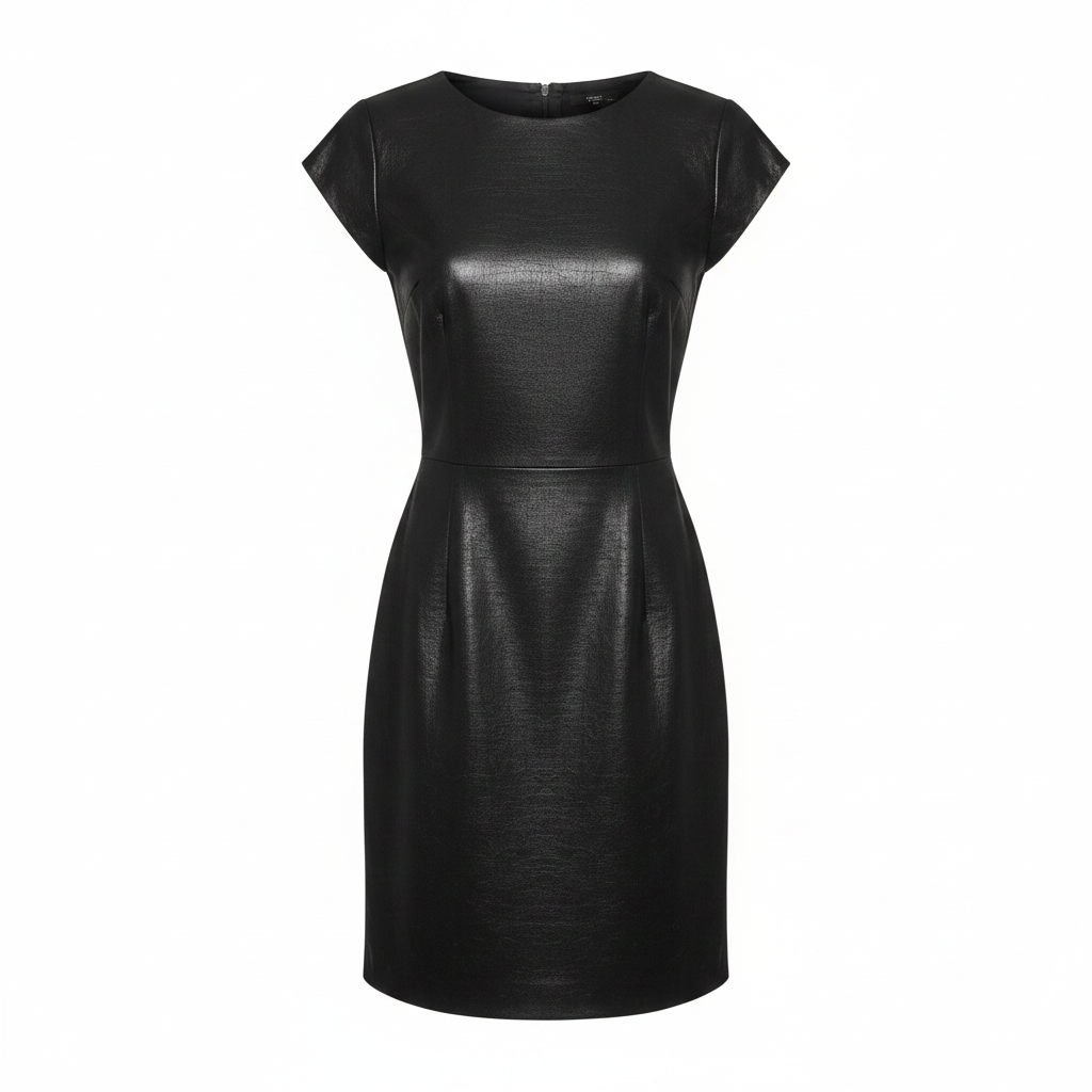 Esmara Women's Black Cotton Short Sleeve Mini Dress