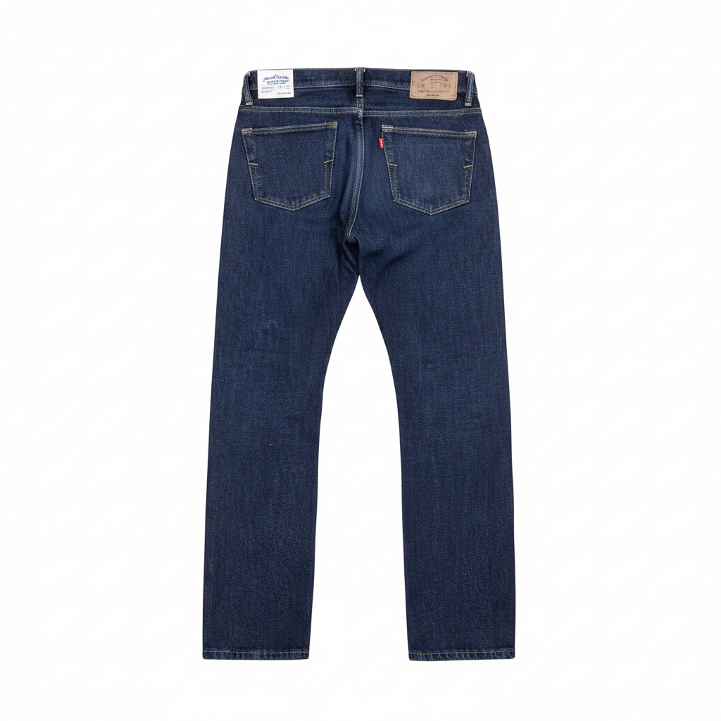 Women's Dark Blue Slim Straight Leg MNG Denim Jeans