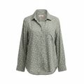 Millers Woman Sage Green Polka Dot Button-Down Shirt
