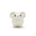 Soft White Plush Ram Stuffed Animal Toy