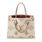 LV, LOUIS VUITTON PARIS made in France Off-White Monogram Gr
