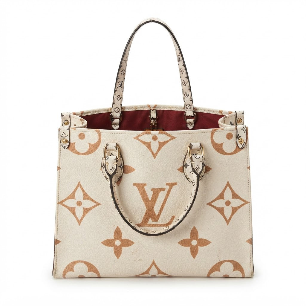 LV, LOUIS VUITTON PARIS made in France Off-White Monogram Gr