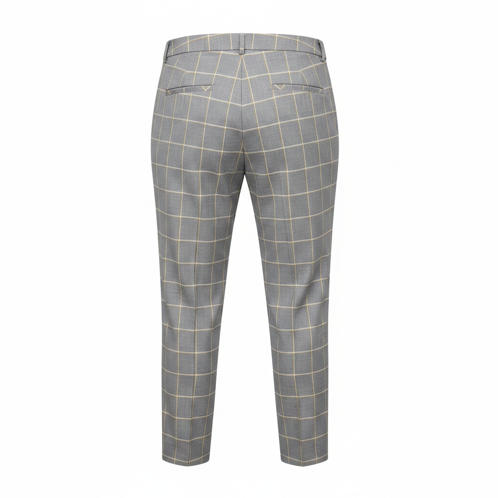 Dorothy Perkins Grey Windowpane Check Trousers