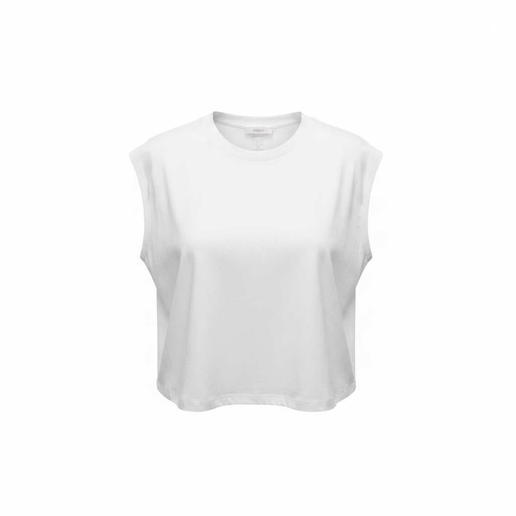 Esmara Men's White Cotton Sleeveless Tank Top
