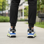 Deisel White and Black Chunky Athletic Sneakers