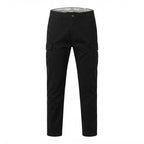 JACK&JONES Men's Black Slim-Fit Cotton Utility Cargo Trouser