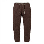 Francesco Smarto Women's Chocolate Brown Linen Blend Drawstr