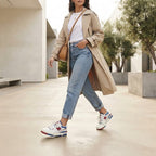 New Balance 550 White Blue Red Sneakers