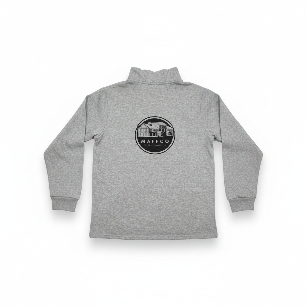 Maffco Brewery & Distillery Grey Marle Fleece Hoodie