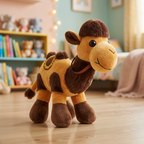 Brown and Tan Plush Camel Soft Toy