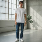 Calvin Klein White Crew Neck Cotton Jersey T-Shirt Regular F