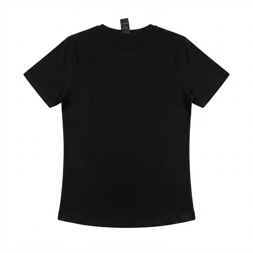 LIVERGY Men's Black Cotton Jersey Short Sleeve Undershirt