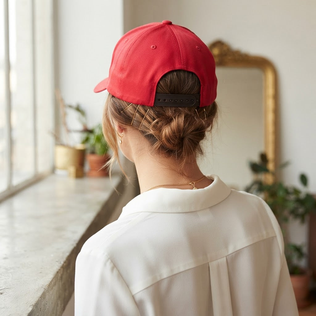 Jordan Red Jumpman Flat-Brim 6-Panel Cap