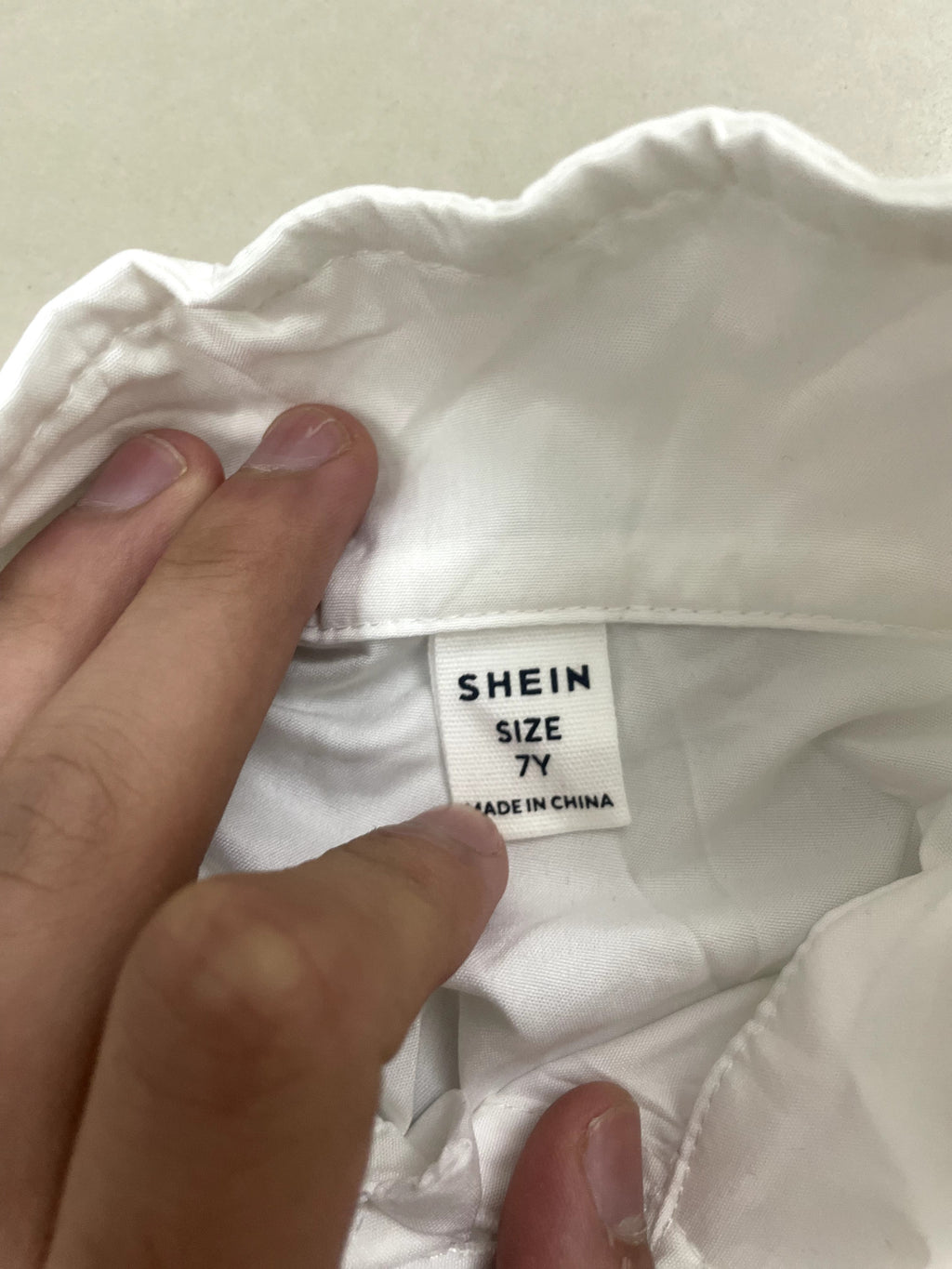 SHEIN White Short-Sleeve Safari Animal Print Kids Shirt