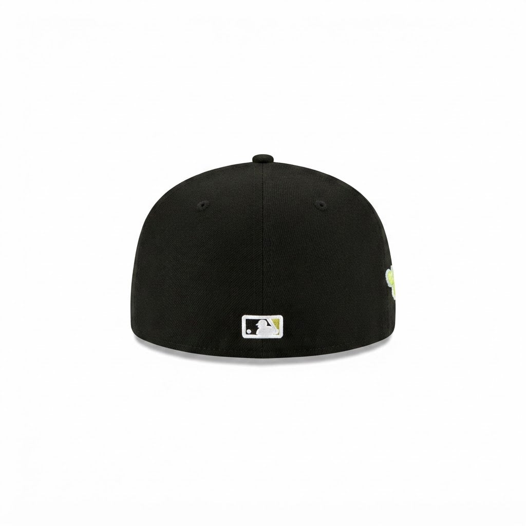 New Era Black NY Yankees Structured Flat Brim Cap