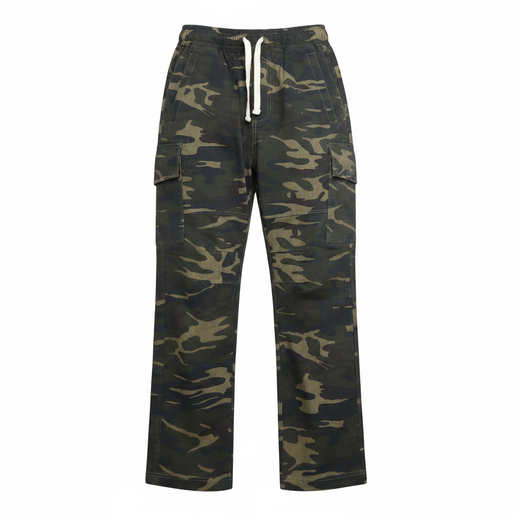 Men's XXIII Camouflage Cargo Pants - Green Camo
