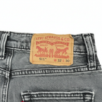 Levi's Women's Grey Acid Wash Slim-Fit Jeans