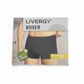 Men's Livergy Black Classic Leg Cotton Boxer Briefs
