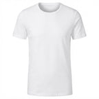 LIVERGY Men's White Short-Sleeve Cotton Crew Neck Undershirt