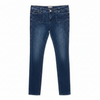 Max Women's Dark Blue Flare Leg Denim Jeans