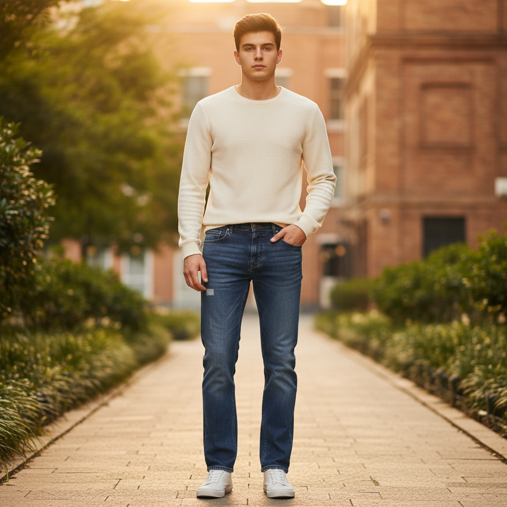 Denim Co. Straight Leg Blue Jeans W32 L30