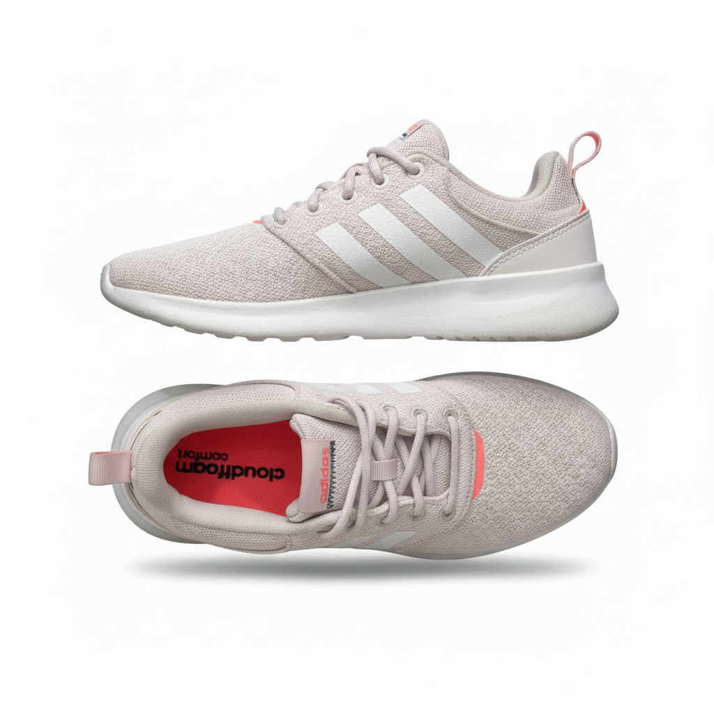 Women's Light Pink Low Top Mesh Running Trainers