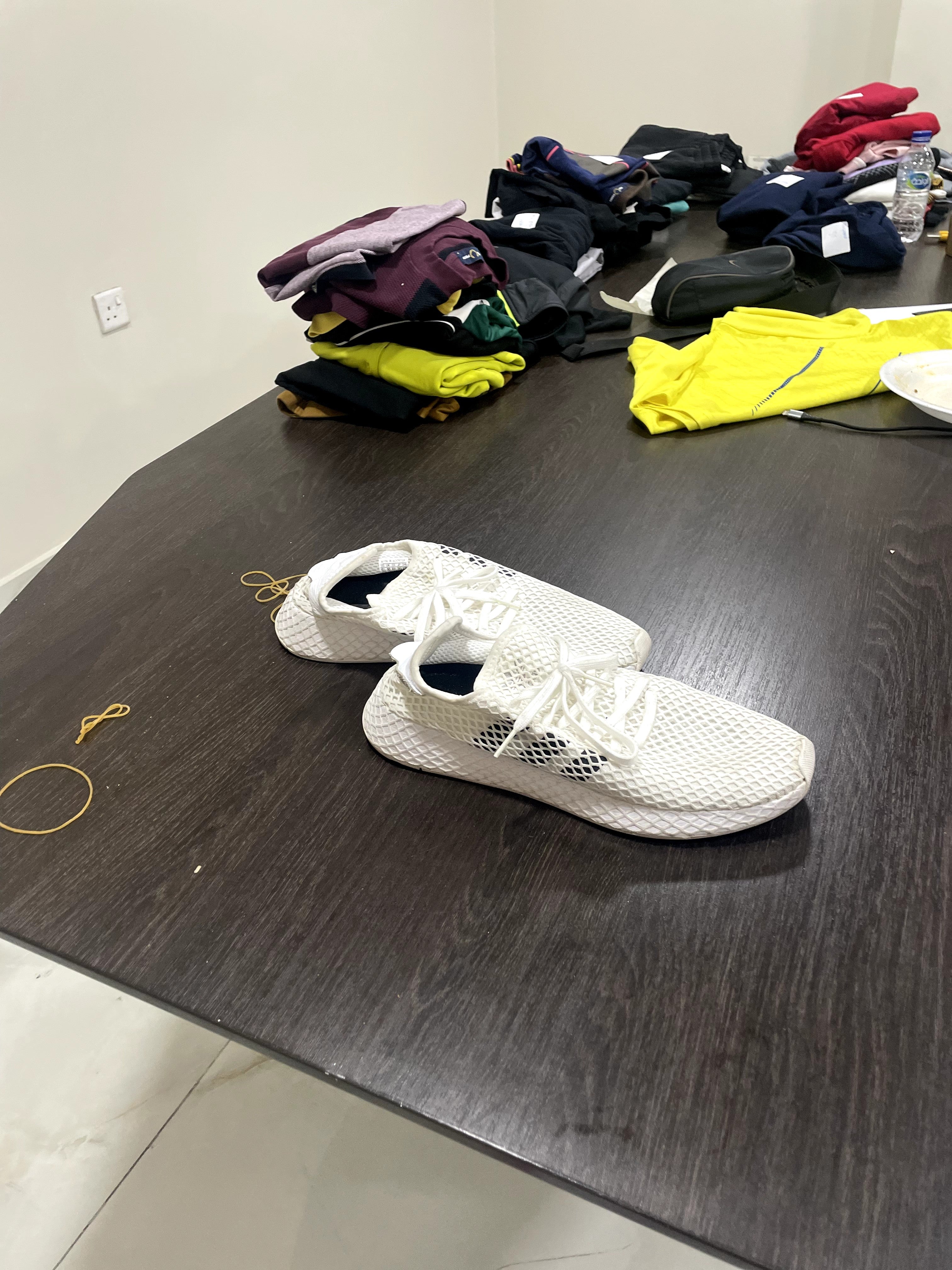 adidas Adidas Deerupt White Mesh Lifestyle Sneakers
