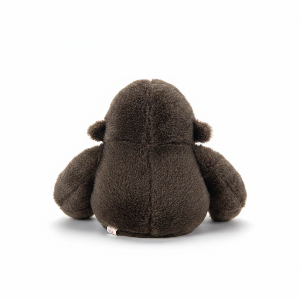 Brown Plush Gorilla Stuffed Animal Toy