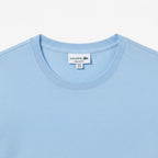 Women's Light Blue Relaxed Cotton Crew Neck T-Shirt