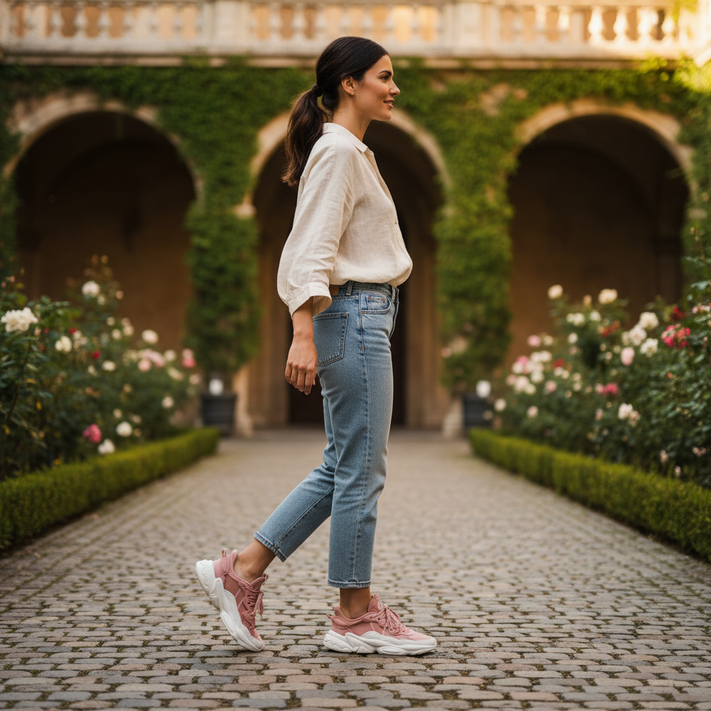 Adidas Ozweego W Women's Dusty Pink Sneakers