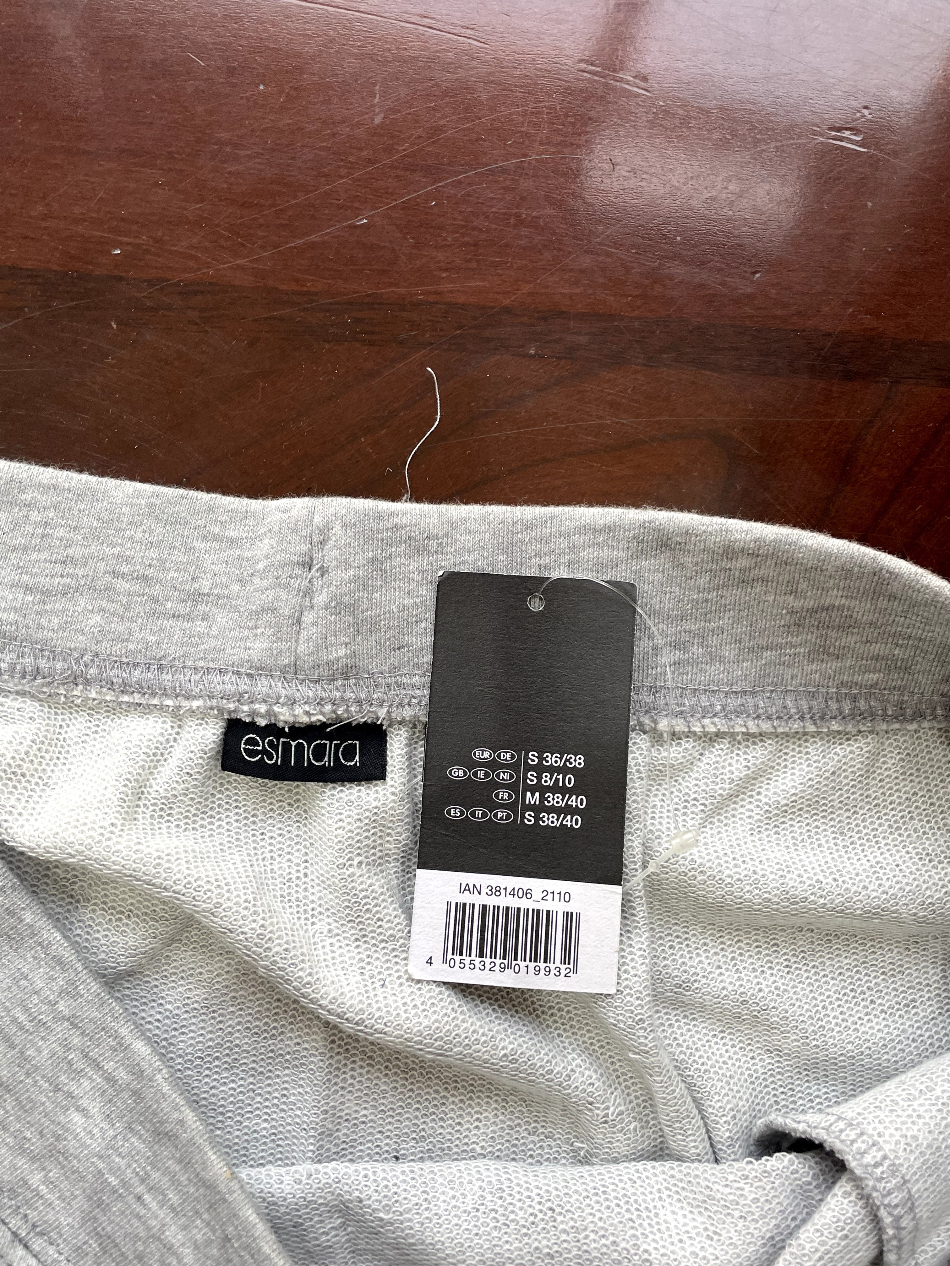 Light Grey Heather Drawstring Jersey Mini Skirt