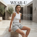 Heather Grey Drawstring Lounge Shorts