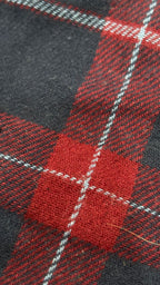 Livergy Men's Plaid Flannel Pajama Pants - Navy/Burgundy