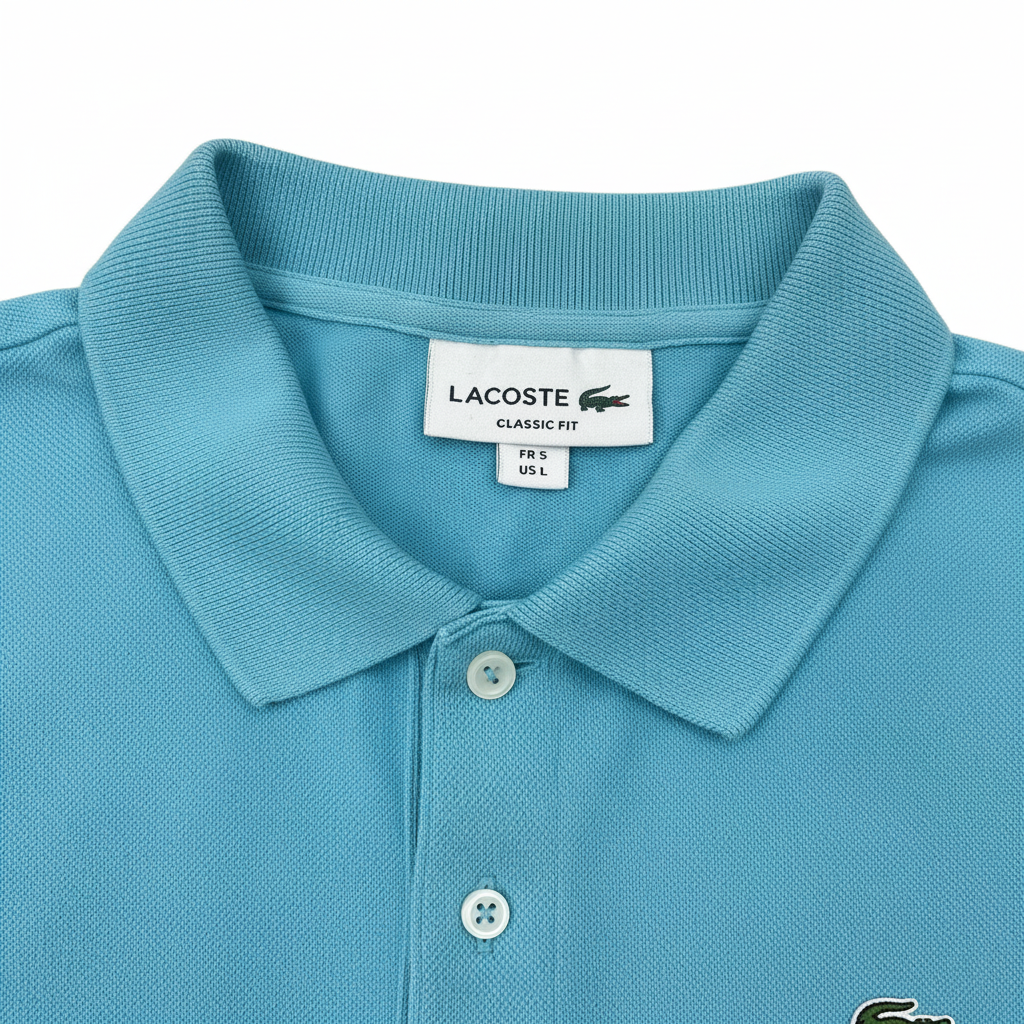 Lacoste Men's Classic Fit Piqué Polo Shirt - Light Blue