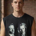 The X-Files Black The X-Files Graphic Print Unisex Relaxed T
