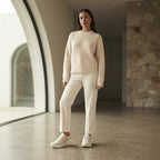 GUCCI Gucci Ivory Leather Chunky Low-Top Sneakers