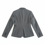 EXPRESS Women's Grey Tailored Single-Button Office Blazer