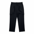 ET VOUS Women's Black Cargo Trousers Size 18