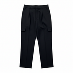 ET VOUS Women's Black Cargo Trousers Size 18