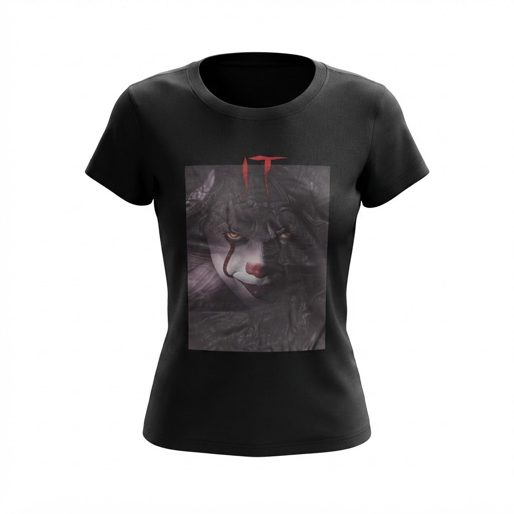 IT Women's Black Pennywise Graphic T-Shirt