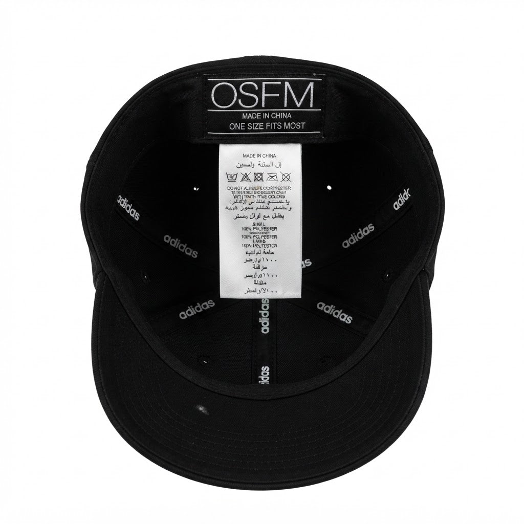 adidas Adidas Black Structured Curved Brim Performance Cap